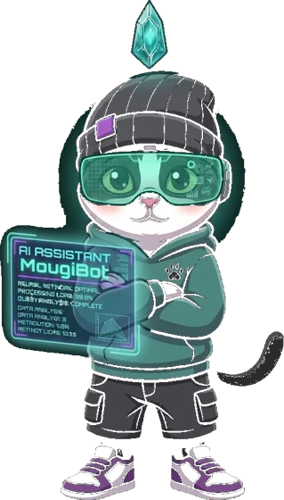 MougiBot, déclinaison de Paco avec un visière de réalité augmentée et un panneau d'analyse.